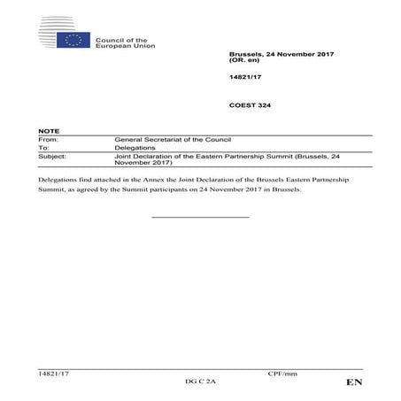 Riga declaration 220515 final | PDF