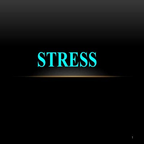 Final stress management