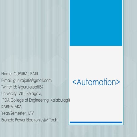 Automation
