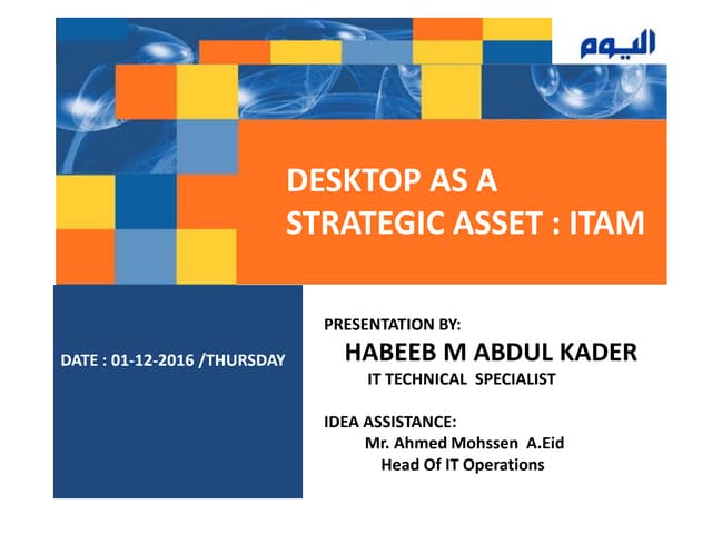 IT ASSET MANAGEMENT