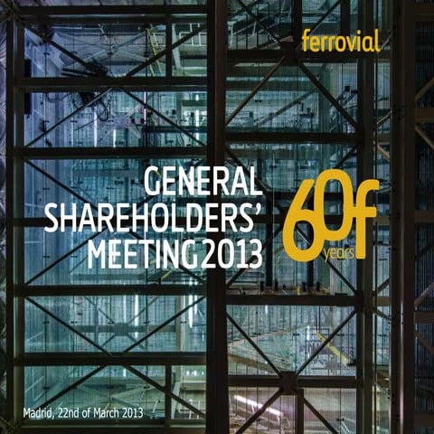 General Shareholders' Meeting 2013