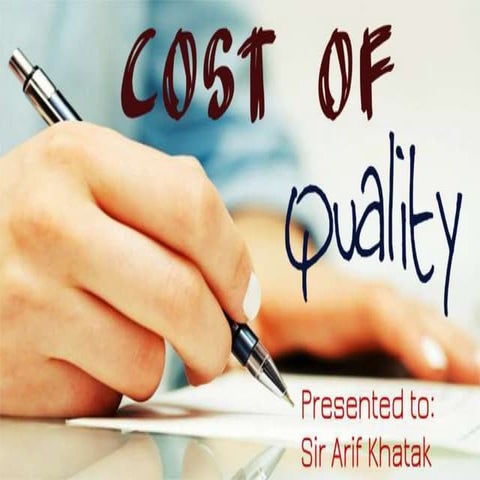 cost of quality