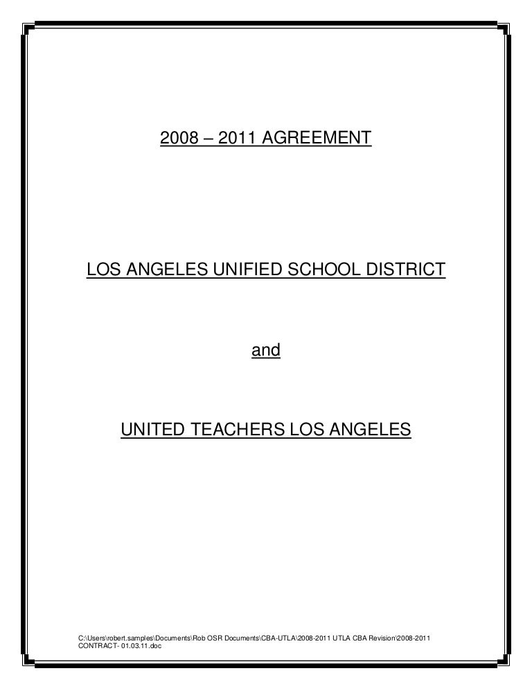 Lausd Teacher Salary Chart