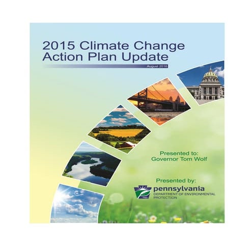 PA DEP: 2015 Climate Change Action Plan Update