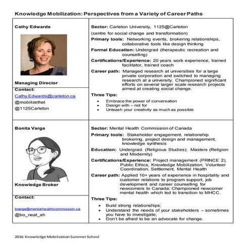 Final 2016 summer school kmb job panel handout