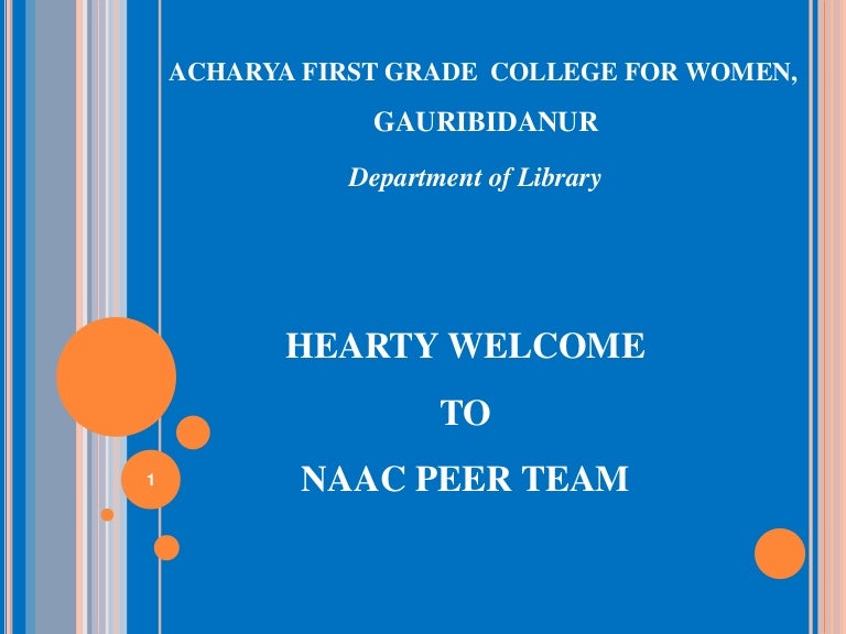 LIBRARY PPT DURING NAAC PEER TEAM VISIT ON 4TH6TH APRIL 2016