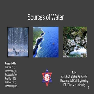 Source Of water 