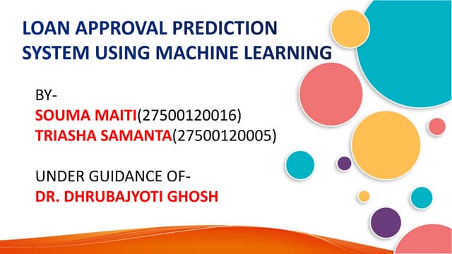 Loan Approval Prediction Using Machine Learning
