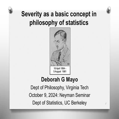 Severity as a basic concept in philosophy of statistics