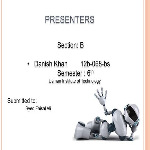 A.I robotic presentation  