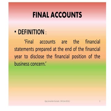 final account.pptxSDSDCDCFFFGFDGFGDSGDSGDSGDSGDSGDS