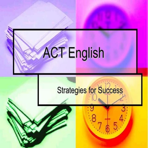 Final ACT English PowerPoint for ACT prep course | PPT