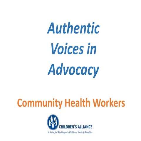Authentic Voices in Advocacy