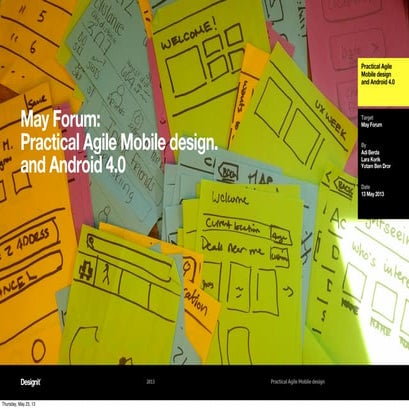 Using Mobile-D methodology in development of mobile applications ...