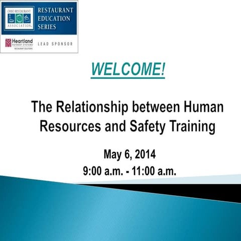 The Relationship between Human Resources and Safety Performance