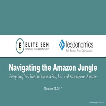 Navigating the Amazon Jungle: Everything You Need to Know to Sell, List, and ...