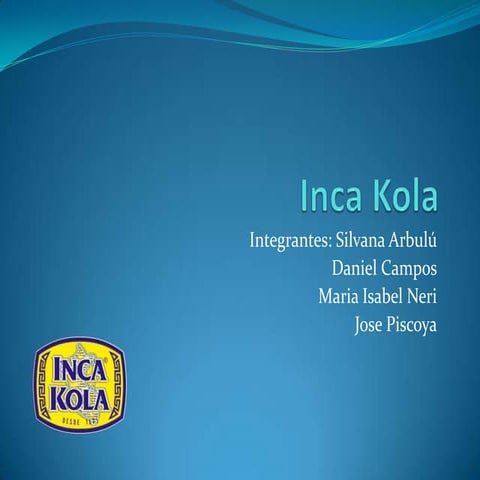 Analitica Inca Kola 