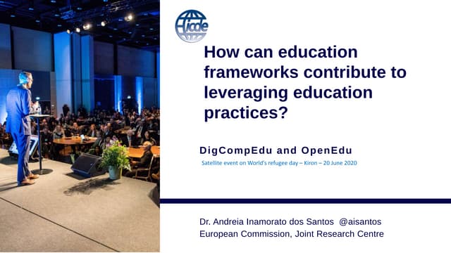 Education frameworks OpenEdu and DigCompEdu - World Refugee Day 