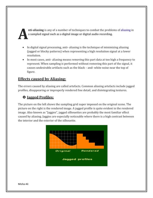 Antialiasing  