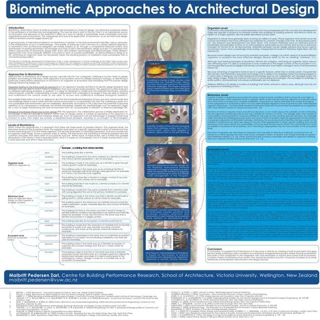 Biomimetic Approaches to Architectural Design | PDF