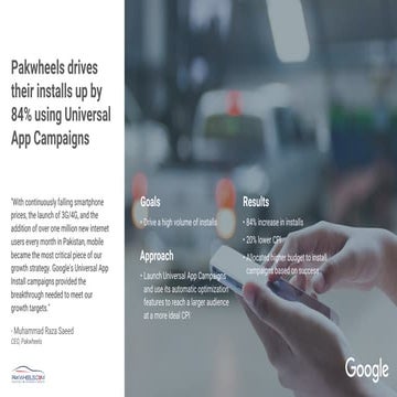 Pakwheels App - Case Study