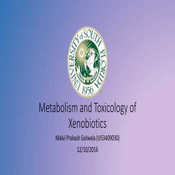 Xenobiotic Metabolism