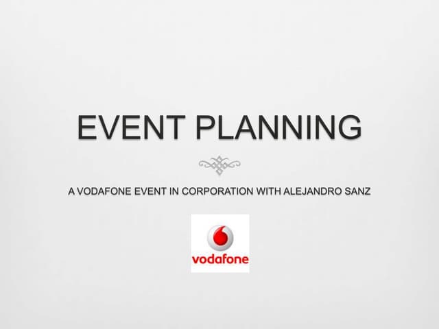 Final assignment #1 event planning