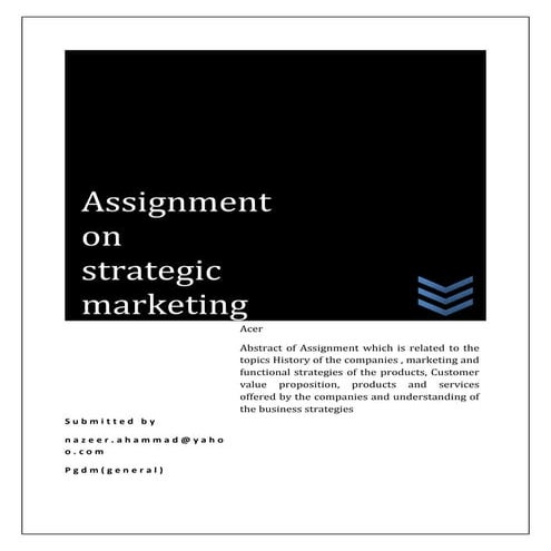 Final assingment of startegic mgmt1