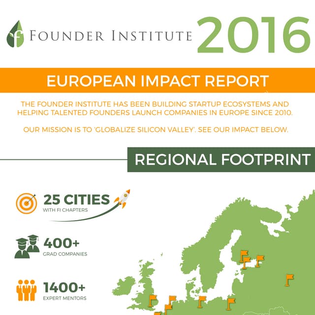 Europe's 2016 Startup Scene - Founder Institute Review