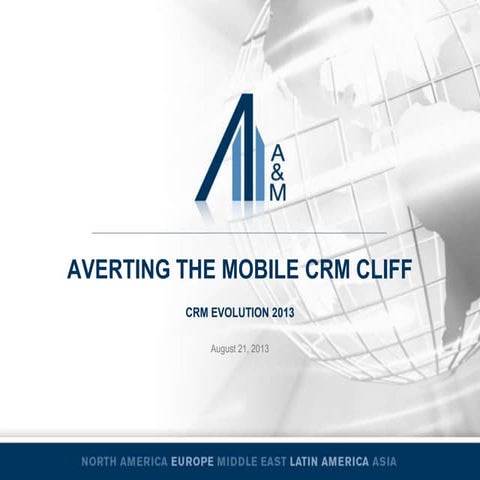 Averting the Mobile CRM Cliff