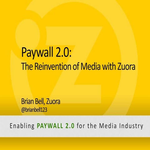 Paid Content Media Zuora