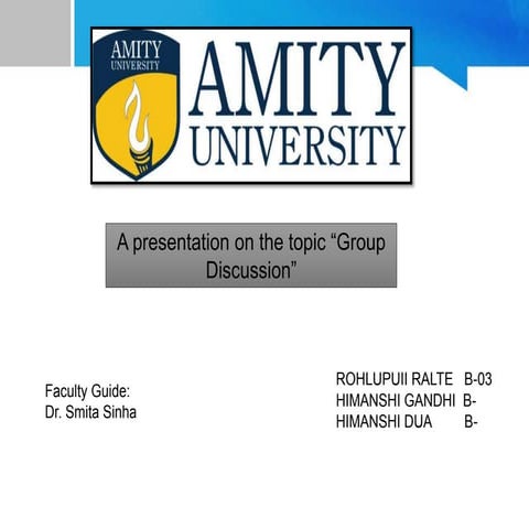 GROUP DISCUSSION PPT