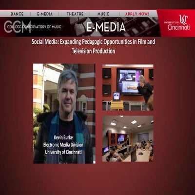 Social Media: Expanding Pedagogic Opportunities in Film and Television Produc...