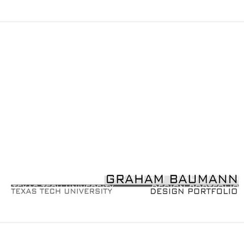 Final Architectural Student Portfolio