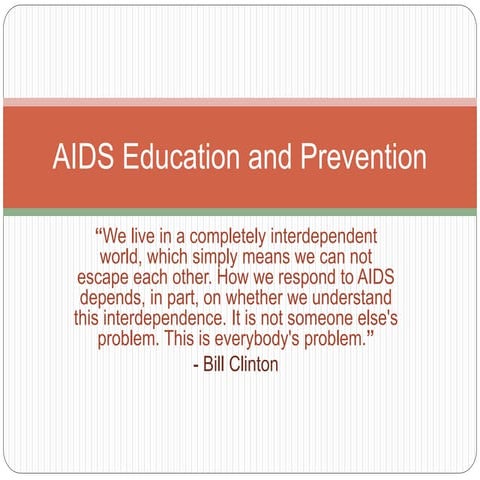 Final bio of aids presentation