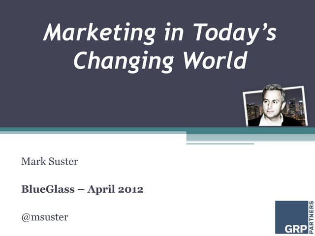 Marketing Strategies for 2013