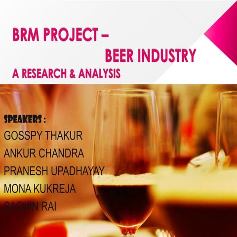 Research on Beer industry in india