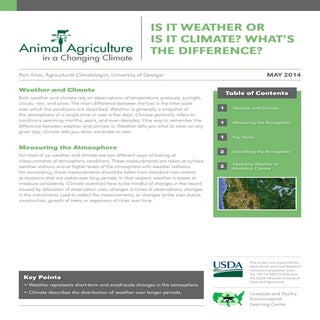 Is it weather or is it climate? Wha...