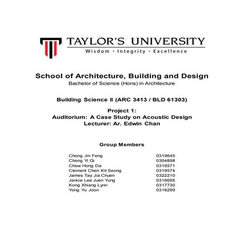 Final building science ii report | DOCX
