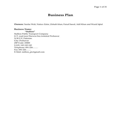 Final Business Plan | DOC