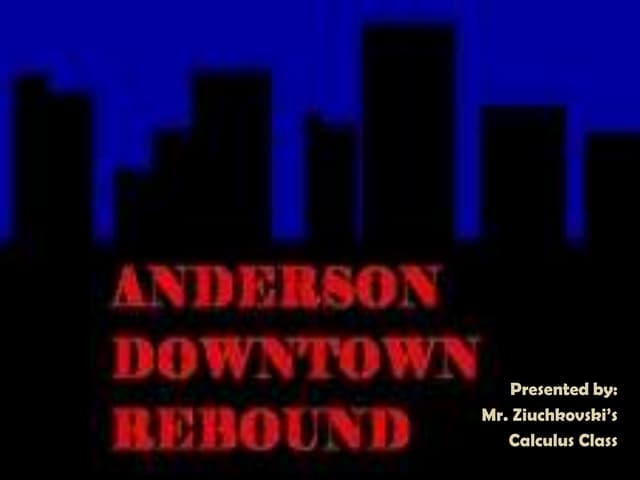 Anderson Downtown Rebound