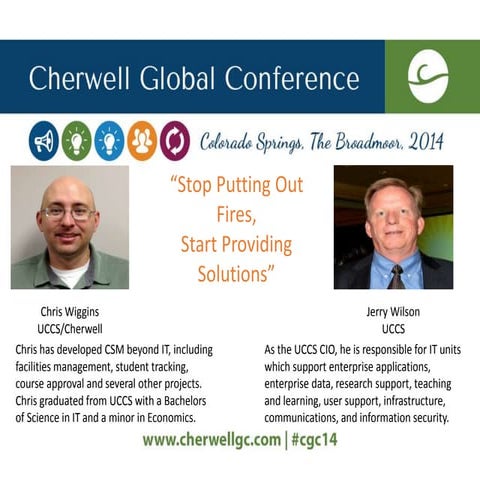 Stop Putting out Fires, Start Providing Solutions