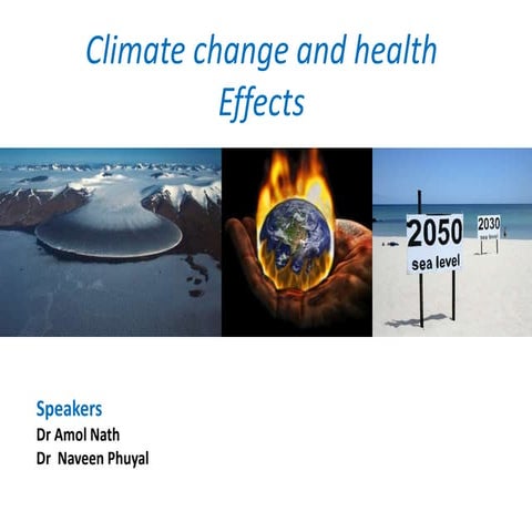 climate change and health effects