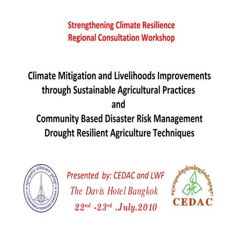 Final climate mitigation and livelihoods improvements - cambodia