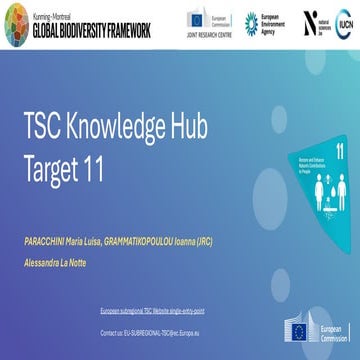 TSC Knowledge Hub for the UN CBD - Target 11