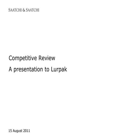 Final comeptitve review