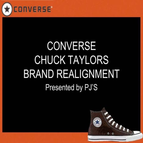 Converse Chuck Taylor Presentation