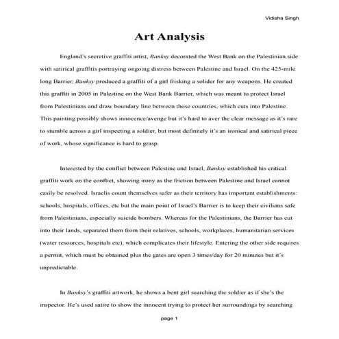 Critical Essay of Girl in Pink Dress