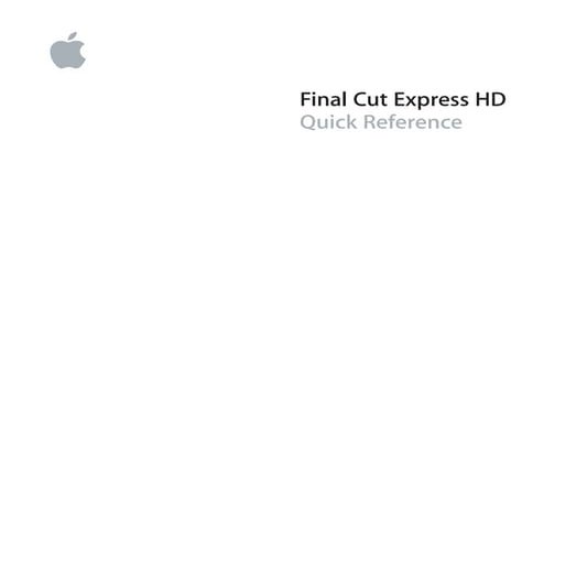 Final Cut Express 