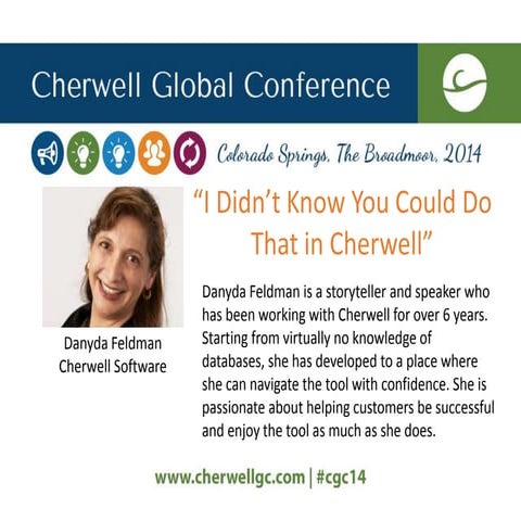 I Didn’t Know You Could Do That in Cherwell!